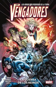 Portada LOS VENGADORES 4. LA GUERRA DE LOS REINOS - JASON MASTERS / JASON AARON / ED MCGUINNESS - MARVEL PANINI