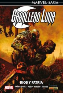 Portada CABALLERO LUNA 3 DIOS Y PATRIA - DUANE SWIERCZYNSKI/JEFTE PALO/MARK TEXEI - MARVEL PANINI