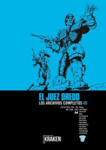 Portada EL JUEZ DREDD. LOS ARCHIVOS COMPLETOS 08 - VARIOS AUTORES - EDICIONES KRAKEN