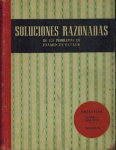Portada SOLUCIONES RAZONADAS DE LOS PROBLEMAS DE EXAMEN DE ESTADO - VV.AA - EDELVIVES