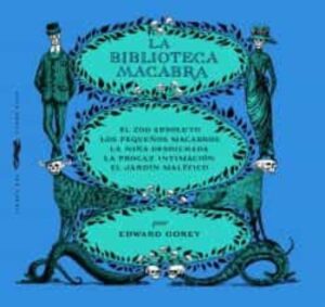 Portada LA BIBLIOTECA MACABRA - EDWARD GOREY - LIBROS DEL ZORRO ROJO