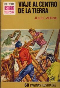 Portada VIAJE AL CENTRO DE LA TIERRA - JULIO VERNE - BRUGUERA