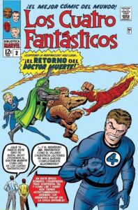 Portada BIBLIOTECA MARVEL LOS 4 FANTÁSTICOS 2. 1962-63. FANTASTIC FOUR 6-11 USA - JACK KIRBY / STAN LEE - PANINI COMICS