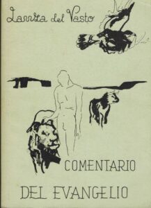 Portada COMENTARIO DEL EVANGELIO - LANZA DEL VASTO - SUR