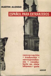 Portada ESPAÑOL PARA EXTRANJEROS - MARTIN ALONSO - AGUILAR