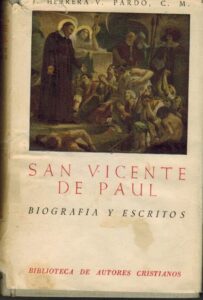 Portada SAN VICENTE DE PAUL. BIOGRAFIA Y ESCRITOS - J HERRERA / V PARDO - BIBLIOTECA DE AUTORES CRISTIANOS