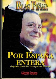 Portada POR ESPAÑA ENTERA - BLAS PIÑAR -