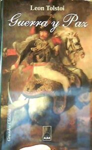 Portada GUERRA Y PAZ - LEON TOLSTOI - ALBA