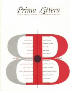 Portada PRIMA LITTERA. REVISTA DE CREACION LITERARIA 8 PRIMAVERA / VERANO 2001 - VVAA -