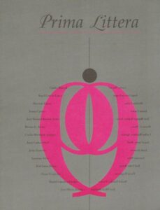 Portada PRIMA LITTERA. REVISTA DE CREACION LITERARIA 9 OTOÑO / INVIERNO 2001-2002 - VVAA -