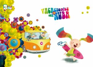 Portada (VACACIONES CON NUBA) INFANTIL 3º AÑOS - VARIOS AUTORES - EDELVIVES