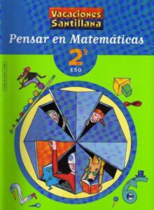 Portada VACACIONES PENSAR EN MATEMATICAS 2 ESO - VARIOS AUTORES - SANTILLANA