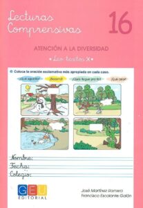 Portada LECTURAS COMPRENSIVAS 16 - JOSE MARTINEZ ROMERO - GEU