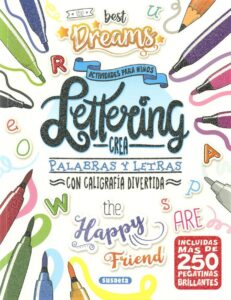 Portada LETTERING. CREA PALABRAS Y    LETRAS - SUSAETA, EQUIPO - SUSAETA