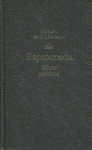 Portada OBRAS POETICAS DE ESPRONCEDA - JOSE DE ESPRONCEDA -