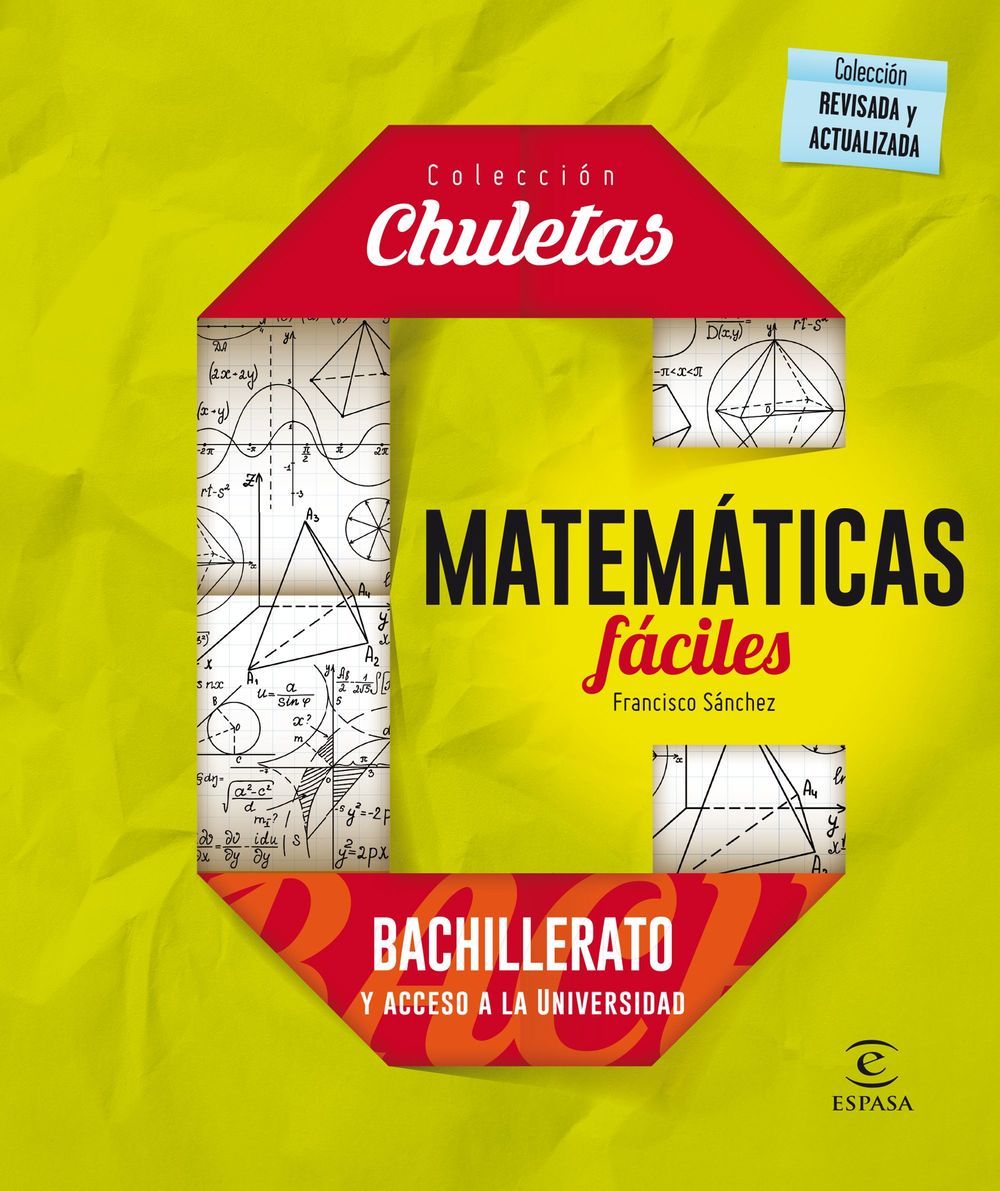 Portada MATEMÁTICAS FÁCILES PARA BACHILLERATO - FRANCISCO SÁNCHEZ - ESPASA