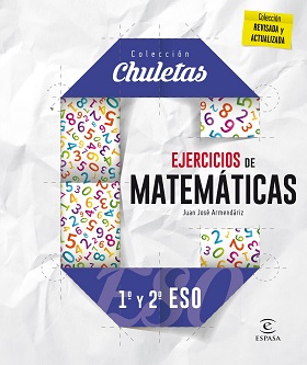 Portada EJERCICIOS MATEMÁTICAS 1º Y 2º ESO - JUAN JOSE ARMENDÁRIZ - ESPASA