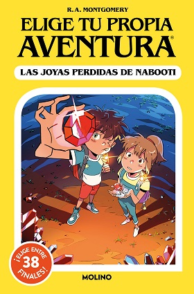 Portada ELIGE TU PROPIA AVENTURA - LAS JOYAS PERDIDAS DE NABOOTI - R. A. MONTGOMERY - MOLINO